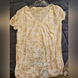 Floral V-Neck Women’s Top